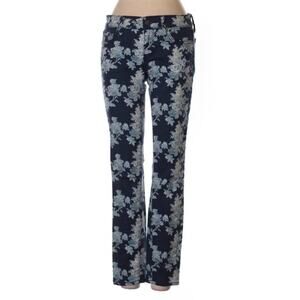 Gap blue floral print denim "always skinny" skinny jeans 00